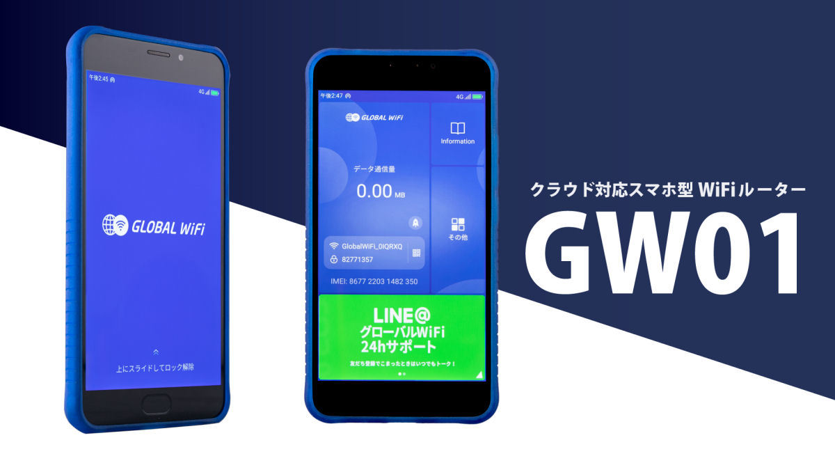 クラウドsim対応のスマホ型ルーター Gw01 登場 ビジョンが8月からレンタル開始 Itmedia Mobile