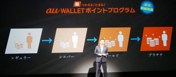 Au Walletポイントプログラム 提供へ ステージに応じてポイント還元