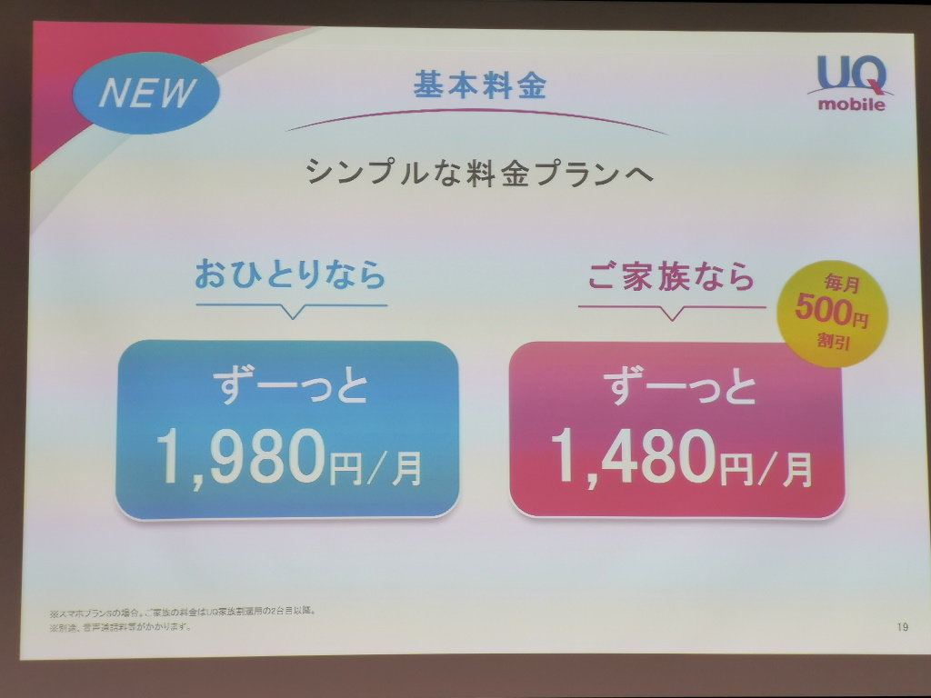 Uq Mobileが縛りなしの スマホプラン を10月スタート 月額1980円から 料金はずっと同じ Itmedia Mobile