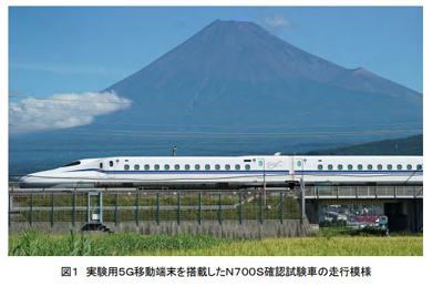 NTTドコモと東海旅客鉄道の5G無線通信実験