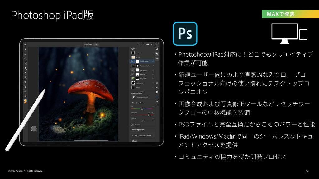 Ipad版 Photoshop が製品版に Fresco 旧 Project Gemini はwindows版登場 Itmedia Mobile