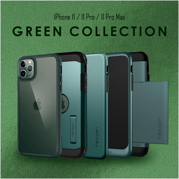 Spigen Iphone 11シリーズの ミッドナイトグリーン にピッタリなケースを発売 Itmedia Mobile