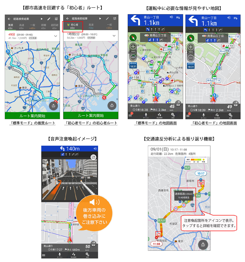 Android向け Navitimeドライブサポーター に走りやすいルートを提案する 初心者モード 登場 Itmedia Mobile