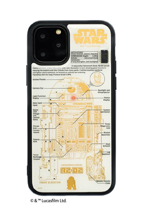 FLASH R2-D2 基板アート iPhone 11 Pro ケース白