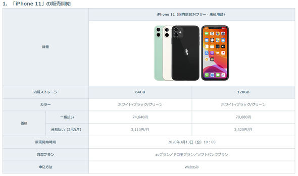 Mineoが Iphone 11 販売 Iphone向けの保証サービスも開始 Itmedia Mobile
