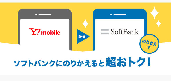 Y Mobileからソフトバンクへの乗り換えで 月額2800円 12カ月間割引 9月16日から Itmedia Mobile