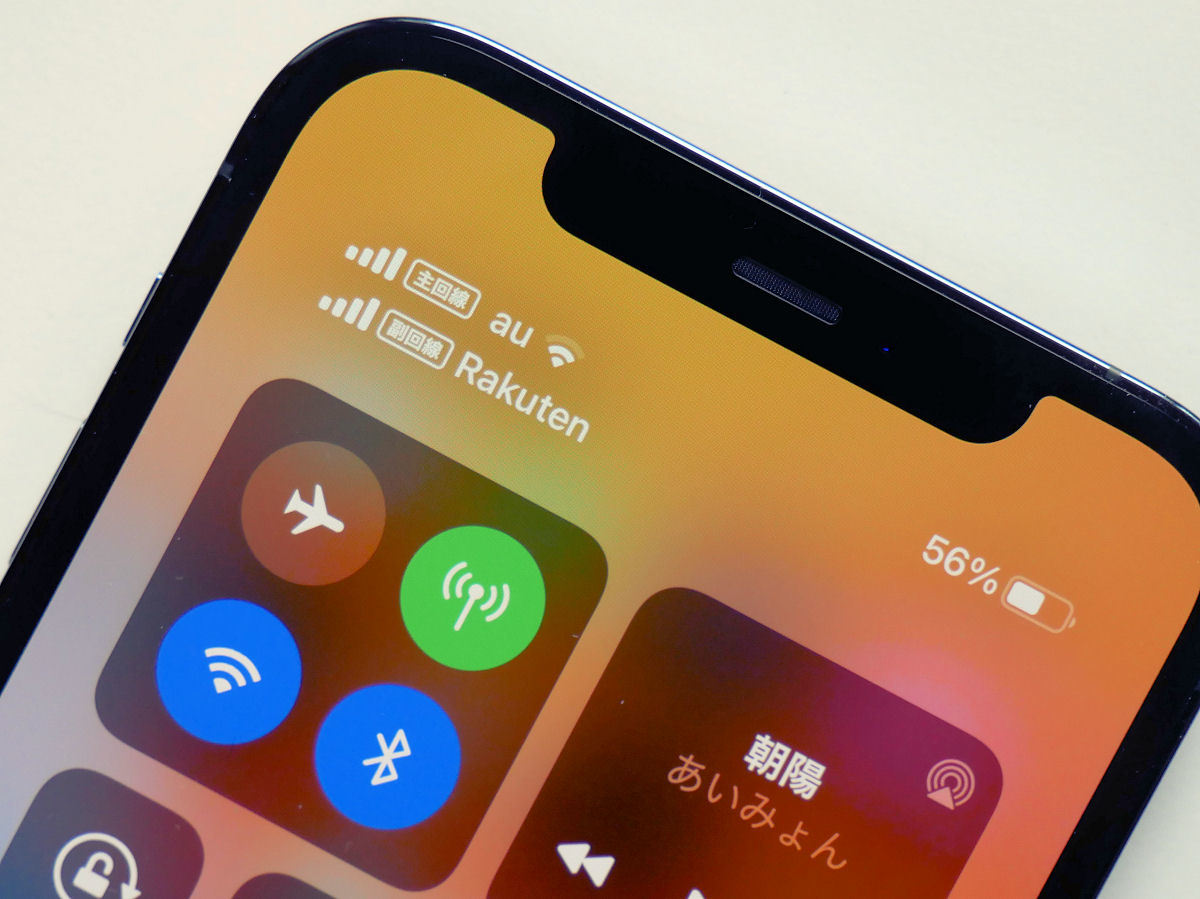 Iphone 12 Proに楽天モバイルのesimを設定してみた 5g Simの併用には注意点も 1 2 ページ Itmedia Mobile