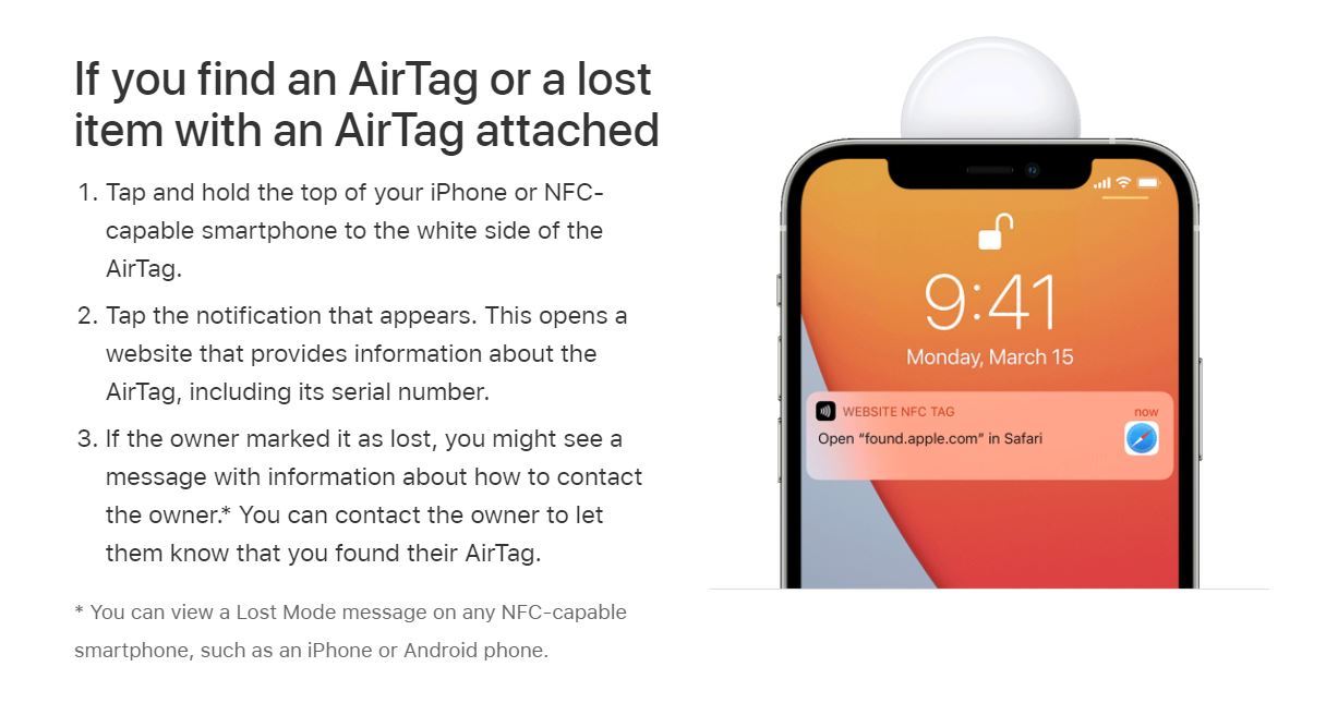 Ready go to ... https://www.itmedia.co.jp/mobile/articles/2104/22/news074.html [ Appleの紛失防止タグ「AirTag」はAndroid端末でも見つけられる]