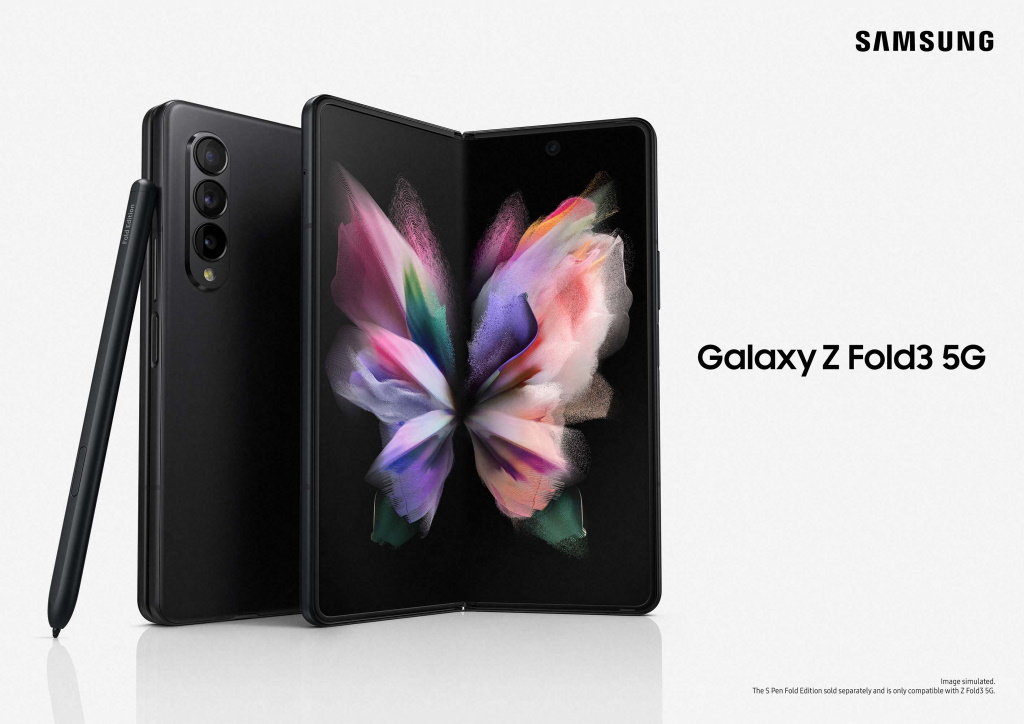 Galaxy z fold 3 docomo 純正ケース、ペン付 - スマートフォン/携帯電話