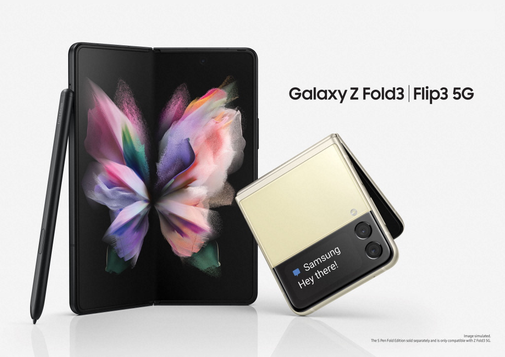 折りたたみスマホ「Galaxy Z Flip3 5G」「Galaxy Z Fold3 5G」が10月