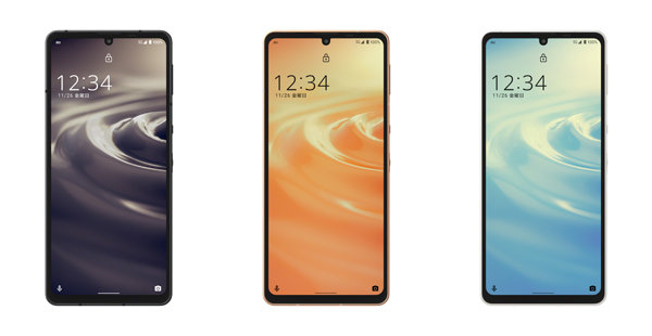 au、IGZO OLED液晶ディスプレイ搭載「AQUOS sense6」を11月4日に発売