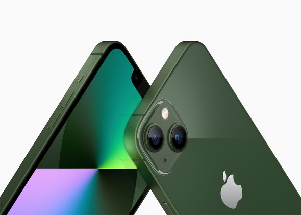 iPhone 13シリーズに新色「グリーン」「アルパイングリーン」が登場 3月18日発売 - ITmedia Mobile