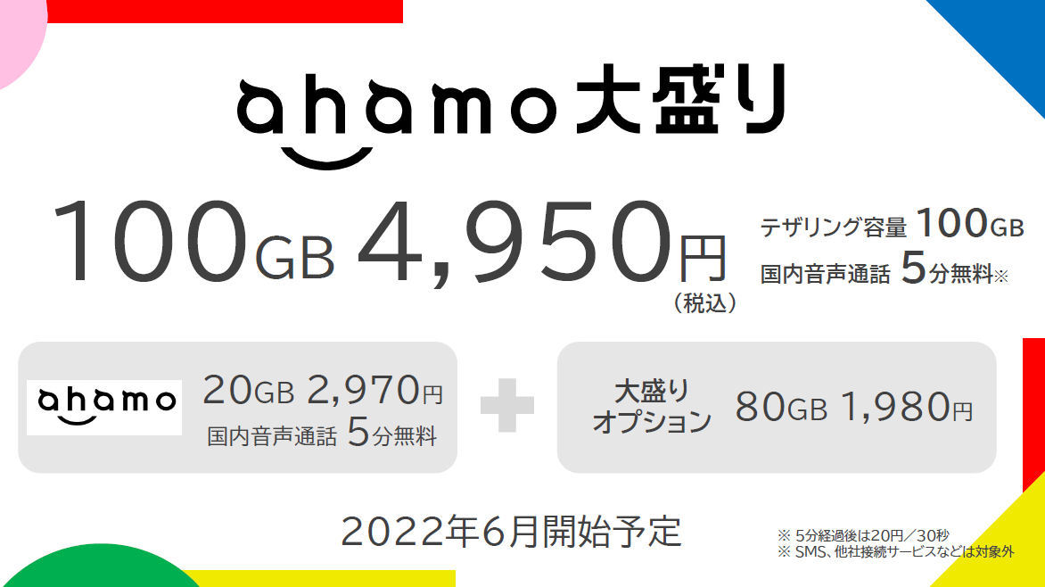 ahamo大盛り」はどれだけお得？ 無制限プランやpovo2.0と比較してみた