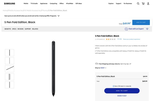 TXdq Galaxy Z Fold3 5G Flip Cover with Pen S Pen Fold Edition