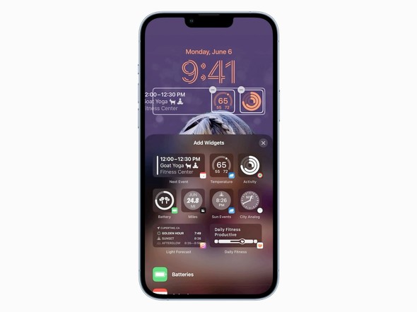 WWDC22 Apple iOS 16 ݒ bN EBWFbg