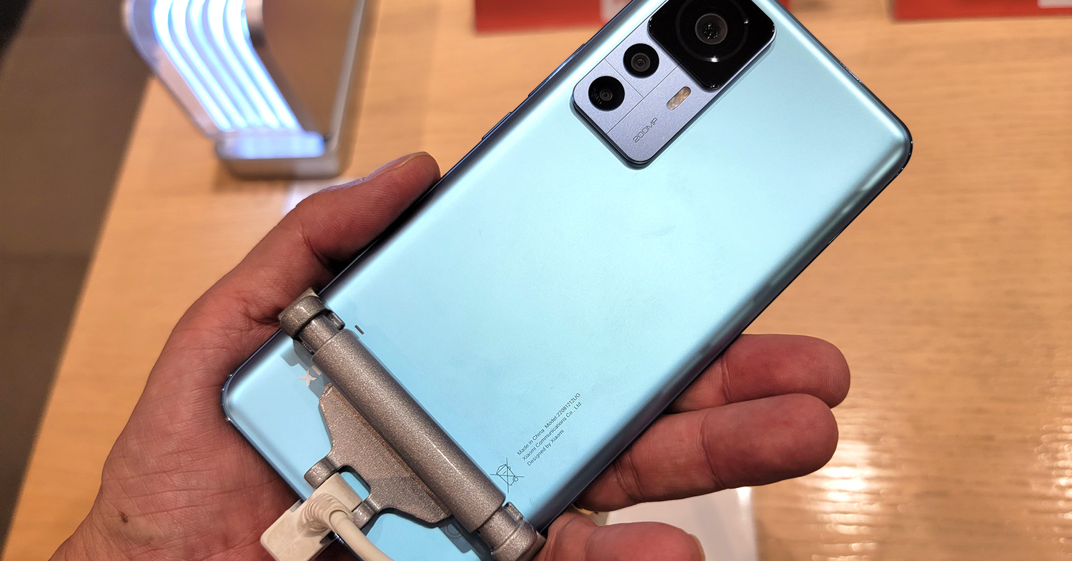 2億画素カメラを搭載、新フラグシップモデル「Xiaomi 12T Pro」に