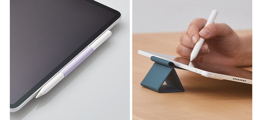 iPad本体やケースに取り付けるApple Pencilホルダー、第1世代にも対応