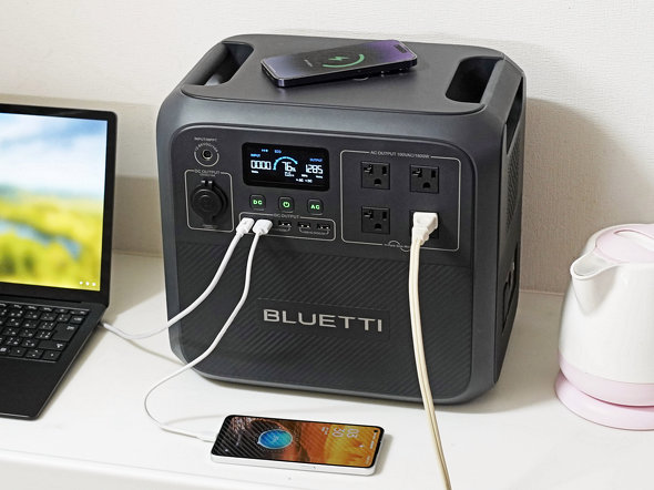 電子レンジも動く最新ポータブル電源「BLUETTI AC180」登場！ 高出力 