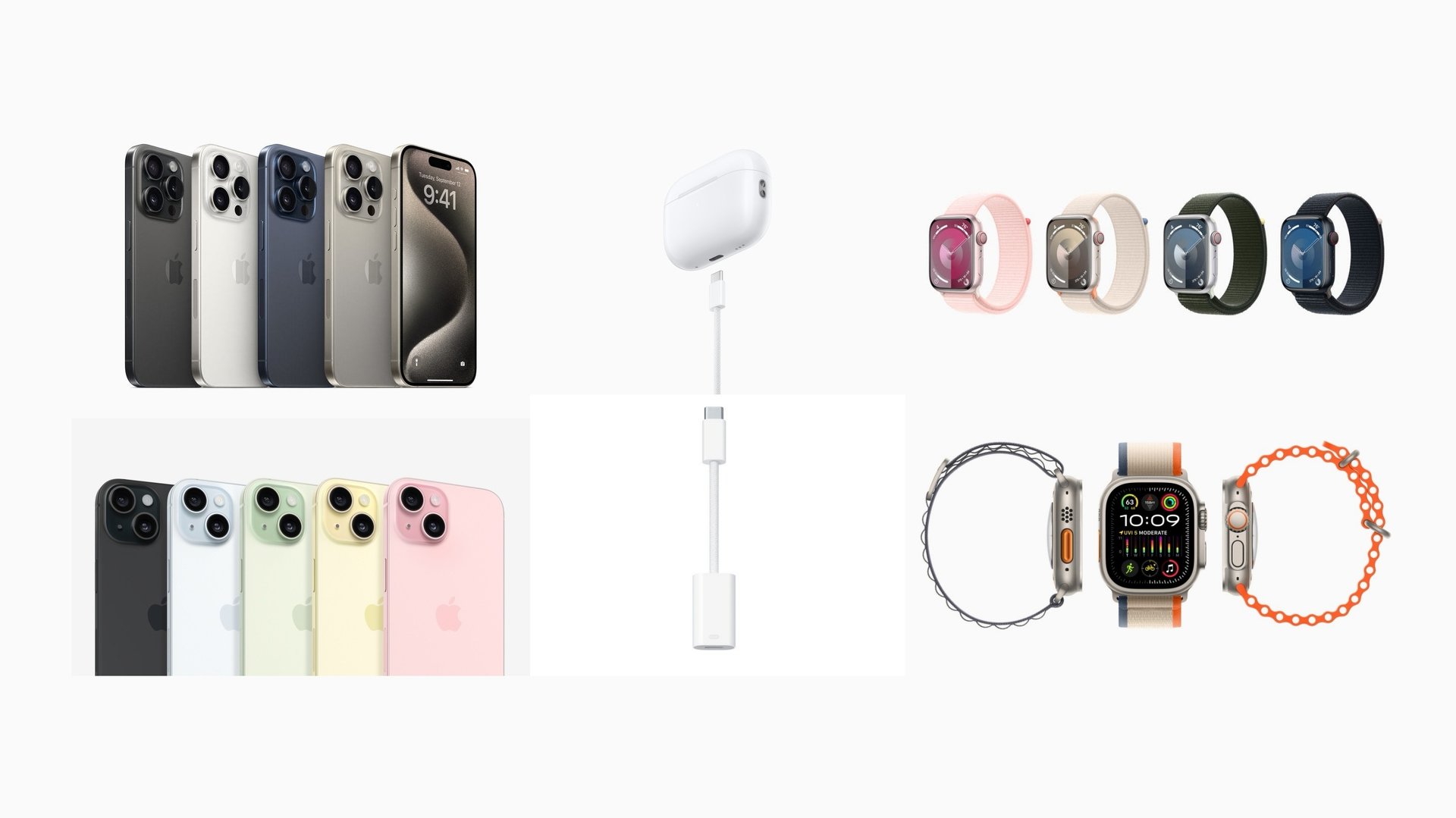 5分で分かるApple新製品 USB-C対応のiPhone 15とAirPods Pro、Apple 