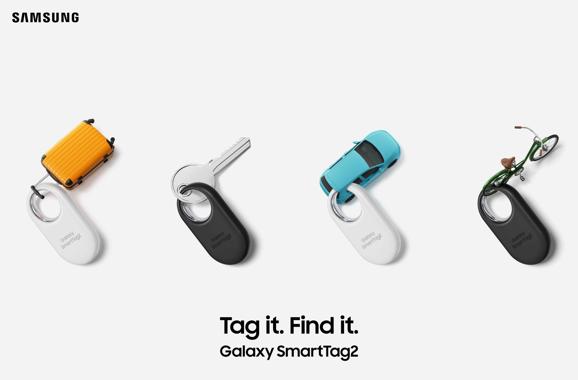 Galaxy SmartTag2 スマートタグ2 紛失防止タグ ホワイト - 携帯電話