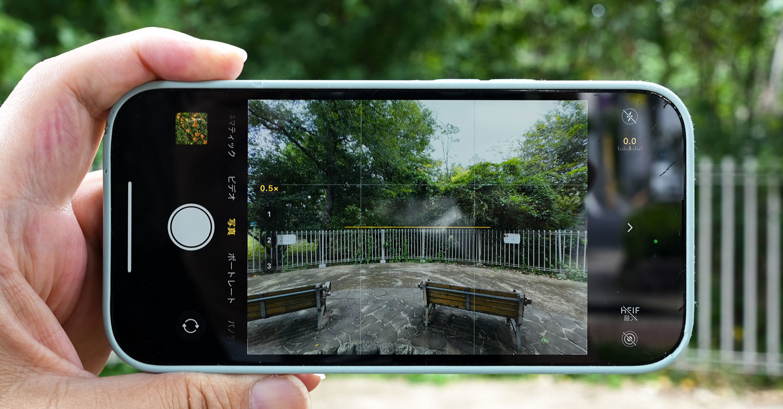 iOS 17ではカメラ機能も進化 「電子水準器」が追加、48MPでHEIF／JPEG