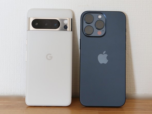 Google Pixel8Pro Apple iPhone15ProMax r[ J r