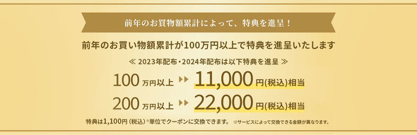 dカード GOLD」の年間利用特典を2025年から引き下げ 100万円で1.1万円