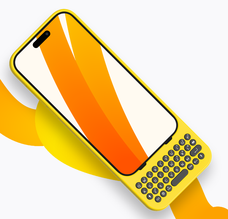 iPhoneに物理QWERTYキーボードを追加する「Clicks Creator Keyboard ...