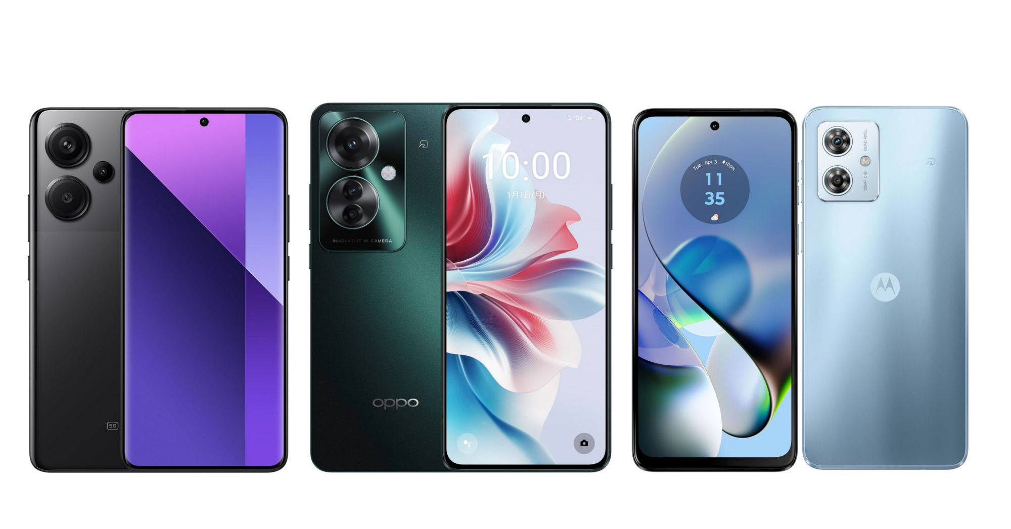 どれを選ぶ？ 3万～5万円台「Redmi Note 13 Pro+ 5G」「OPPO Reno11 A