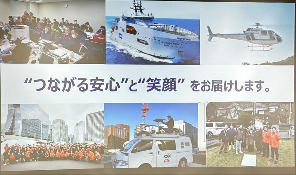 KDDI lbg[Nݔ ʐMQ ЊQ΍