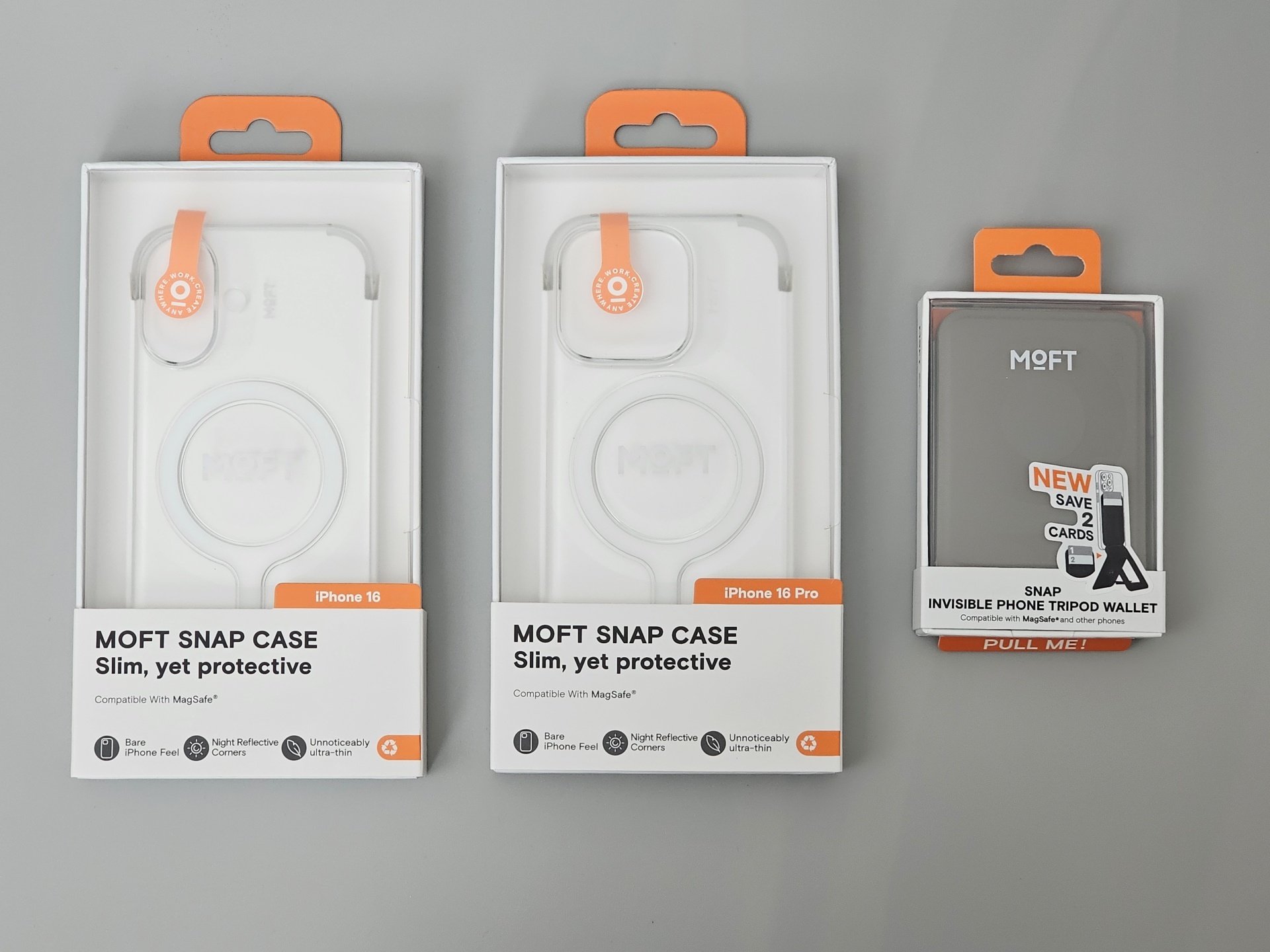 ほぼ裸”の見た目がイイ！ 蓄光塗料もユニークなMOFTのiPhone 16向け