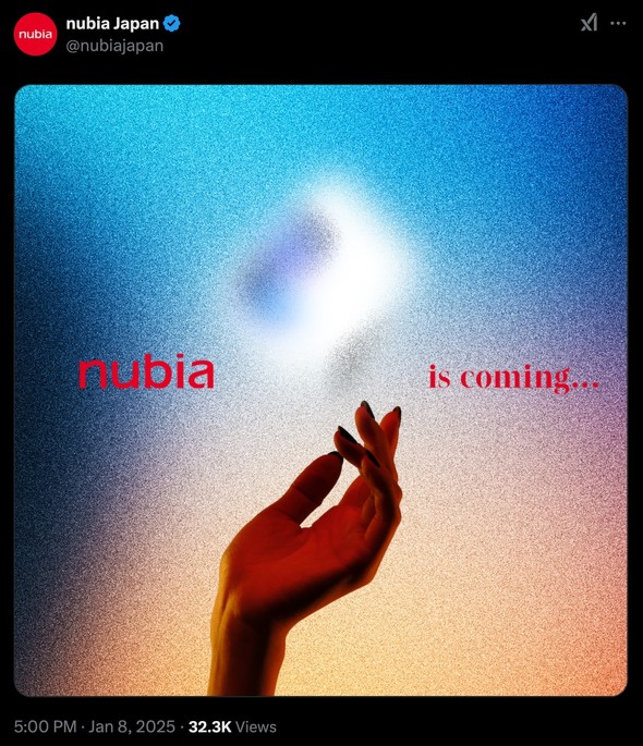 nubia ܂肽݃X}z X
