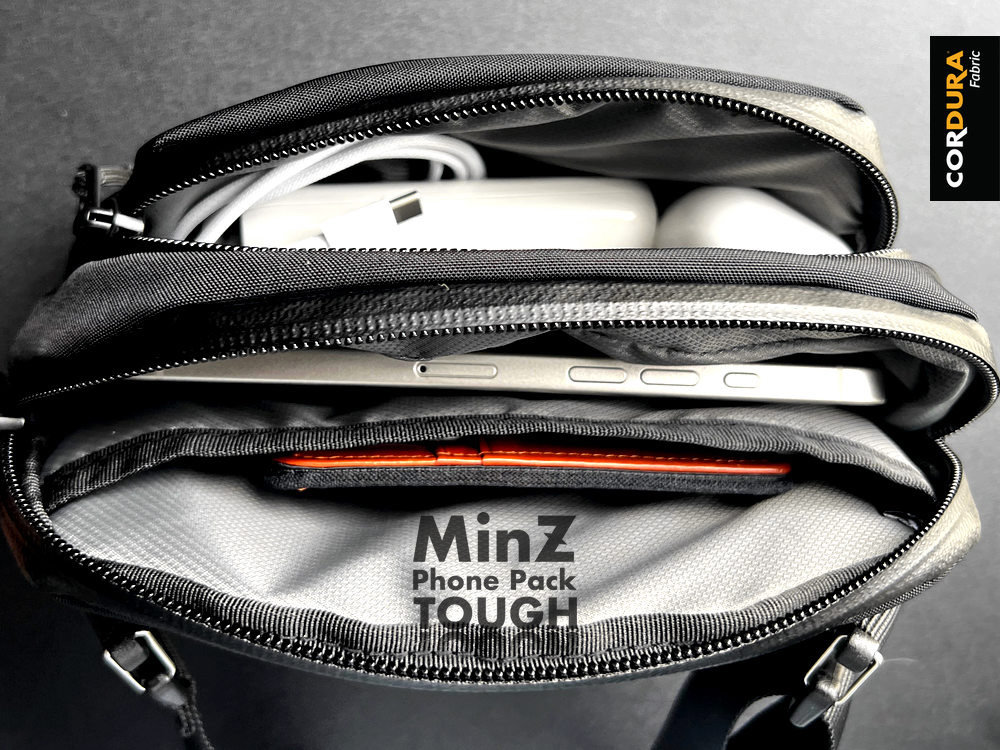 約85gのiPhone専用3Wayスリングバッグ発売 防水対応、周辺機器も収納OK