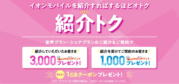 イオンモバイルキャンペーン