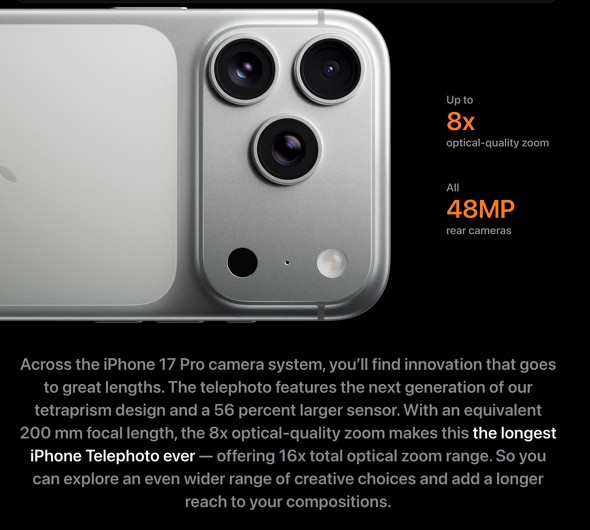 iPhone17Pro Apple 8{ w Y[