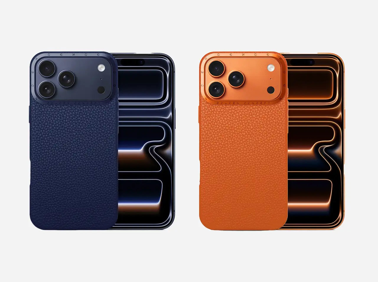 iPhone 17 Proの新色に合わせたフルグレインレザーケース発売 GOLDEN