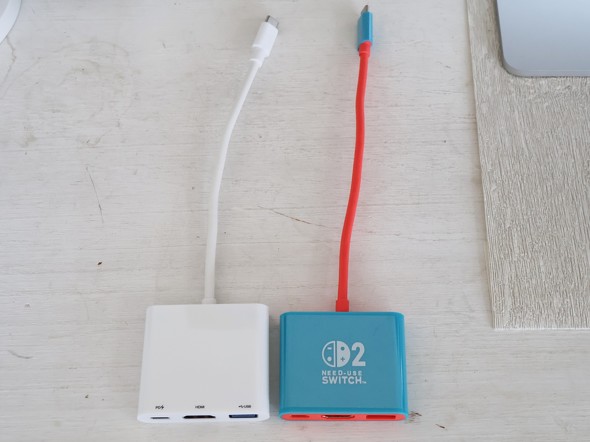 Switch2 ダイソー USBハブ