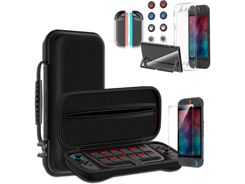 Nintendo Switch 2保護キット、収納ケースやガラス保護フィルムなどが