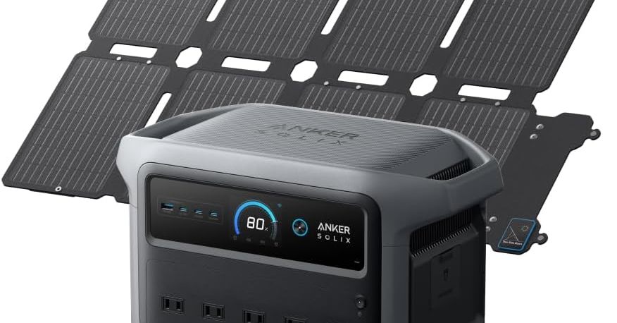 Ankerの大容量ポータブル電源とソーラーパネルのセットが約8.2万円に