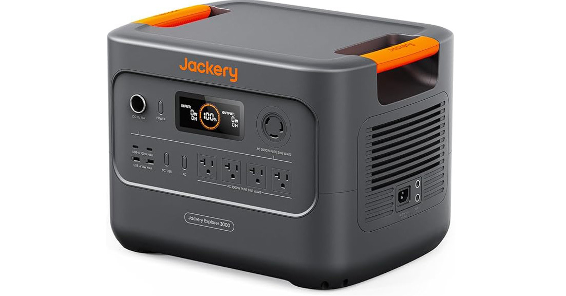 Jackeryのポータブル電源「3000 New」が53%オフの16万9100円でセール中