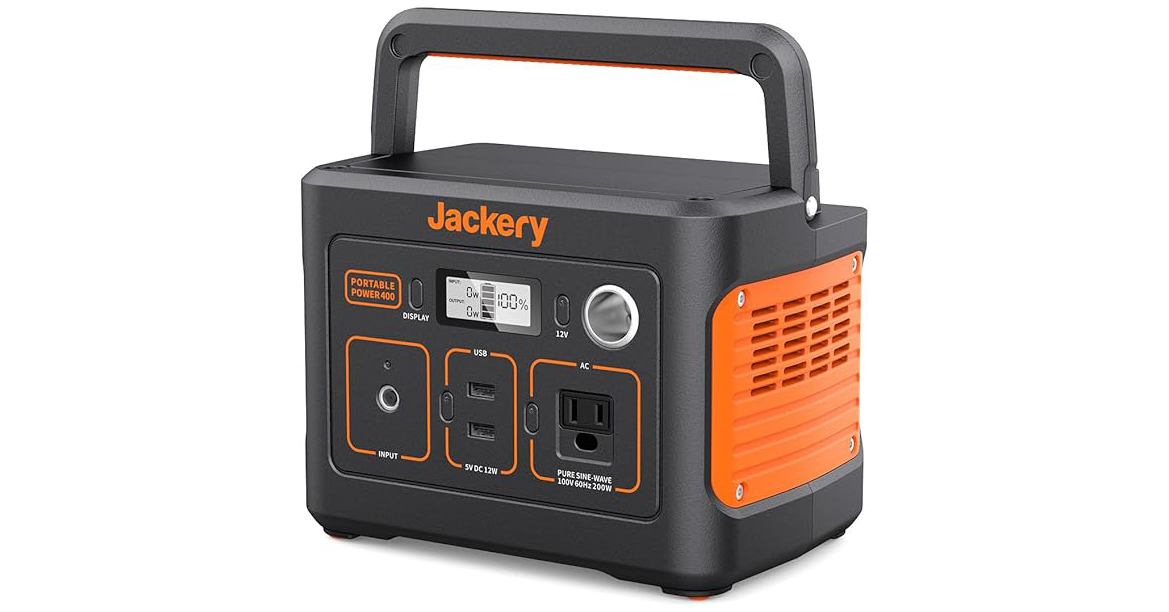 Jackery ポータブル電源 400」が45％オフの4.9万円→2.7万円で販売中