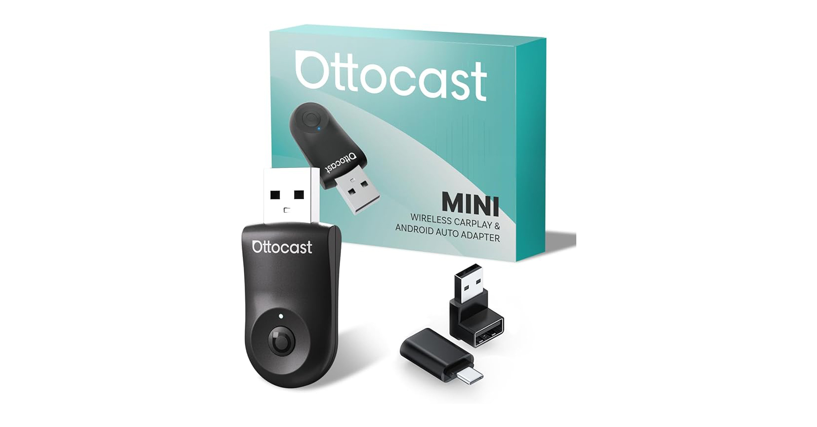 USBポートに差すだけでCarPlayやAndroid Autoを無線化できる「Ottocast