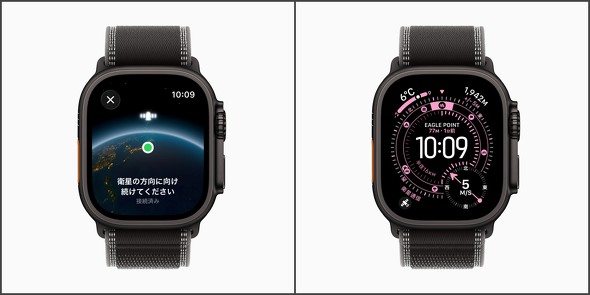 iPhone AppleWatch 衛星