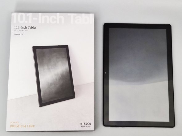 3COINS�^�u���b�g�ƃp�b�P�[�W