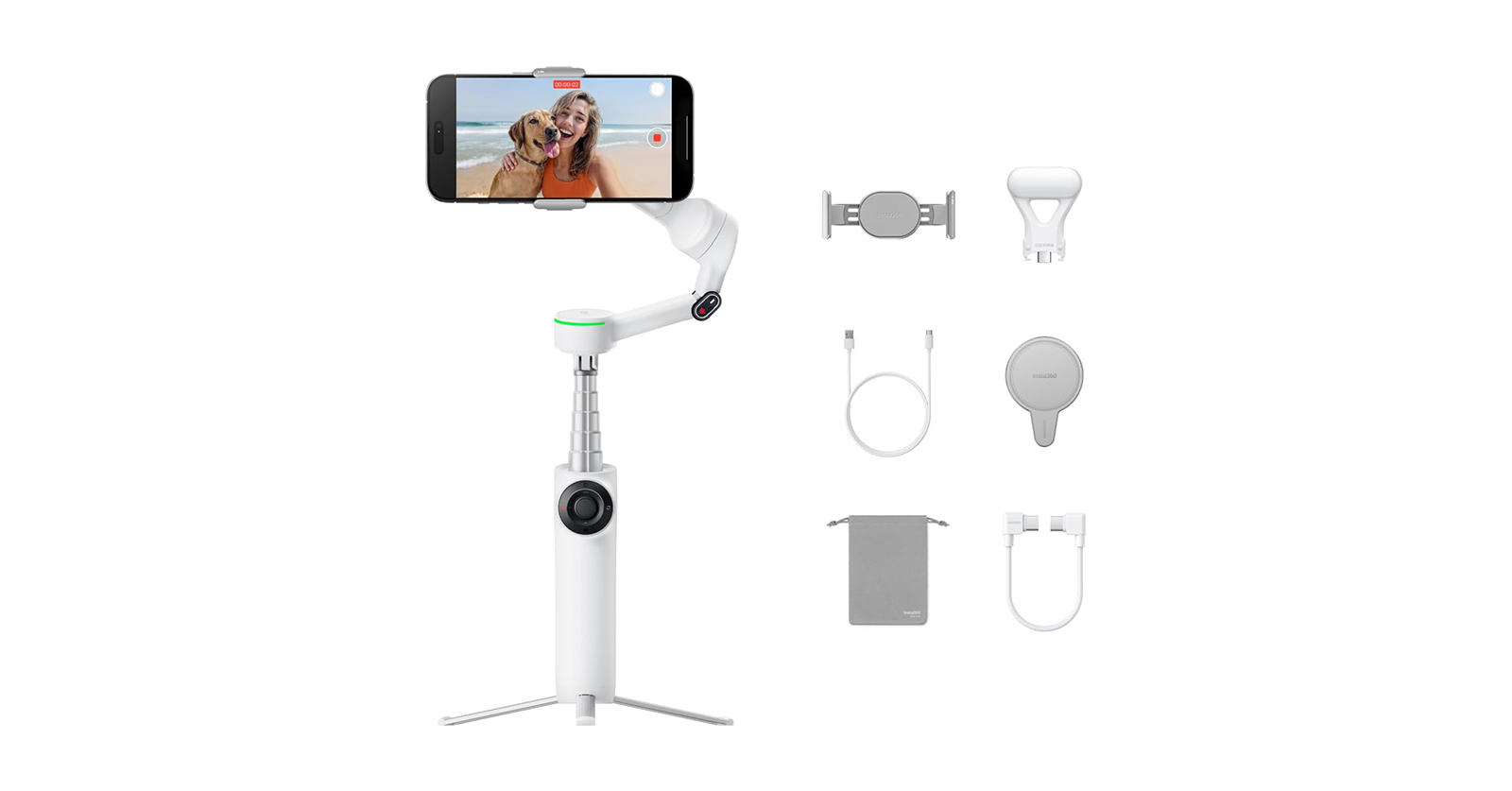 Insta360 Flow Pro AI搭載 スマートフォン用ジンバル 自撮り棒 Amazon.co.jp: Insta360 Flow クリエイターキット AI追跡機能搭載