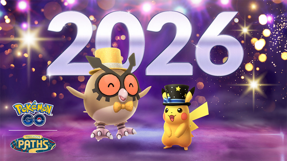 ポケモンGOの「お正月2026」イベント開催 特別な衣装のポケモン登場、ズガドーンが新技習得