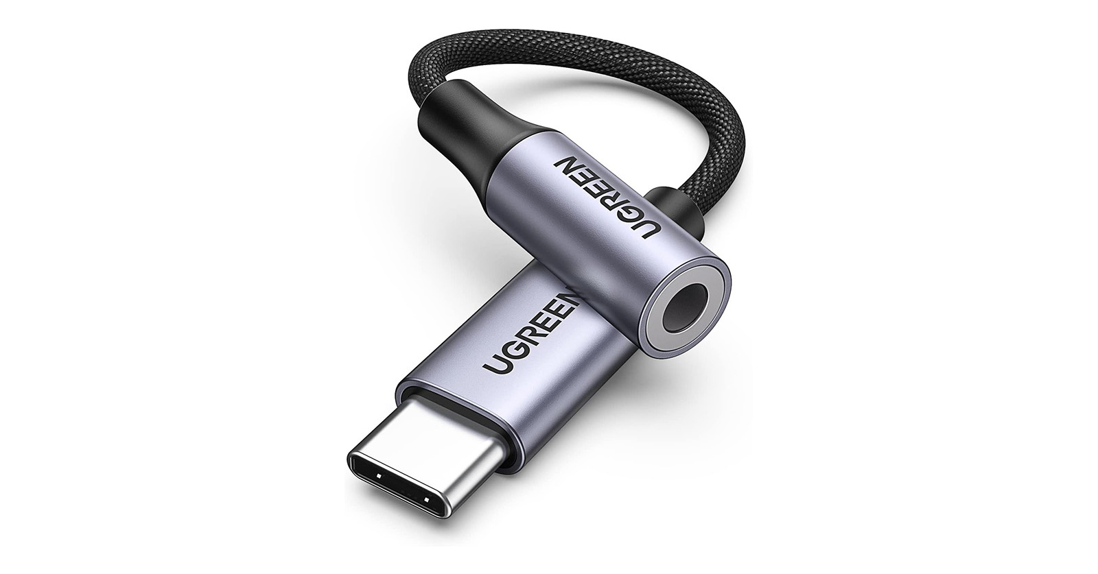 有線イヤフォンをスマホで使える「UGREEN USB Type-C イヤフォンジャック変換アダプター」が45％オフの928円で販売中