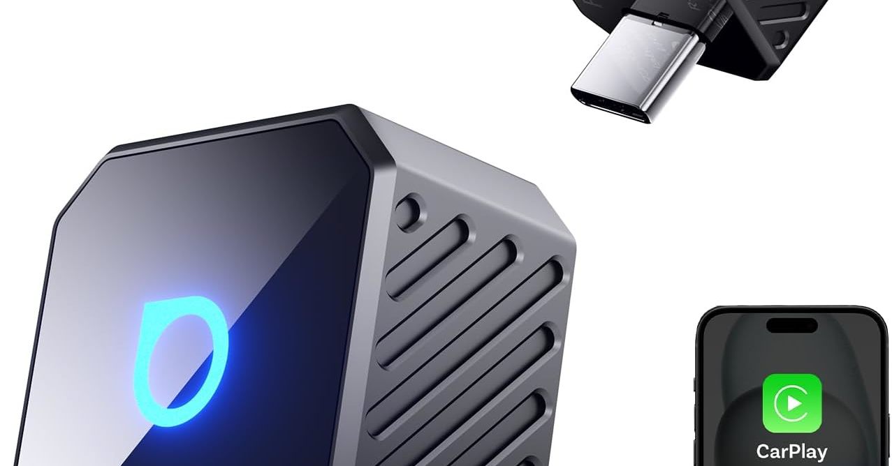 有線のCarPlayやAndroid Autoをワイヤレス化できる「Ottocast Mini Pot」がセールで30％オフの6998円