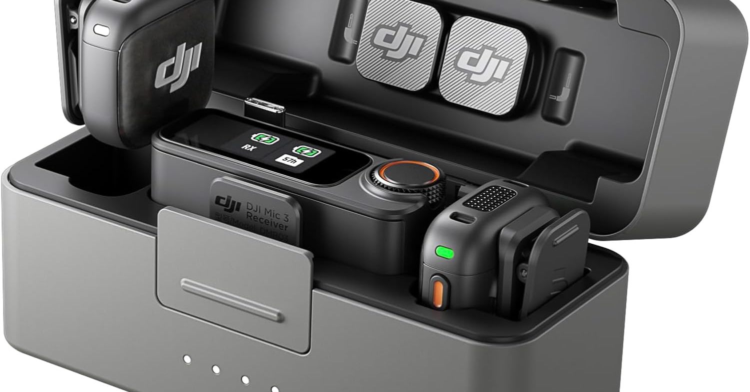 最新モデルに劣らぬ録音性能を持つ「DJI Mic 3」がセールで4万4439円に