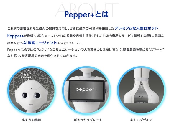 Pepper+ �\�t�g�o���N